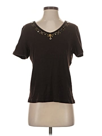 Karen Scott Short Sleeve Top (view 1)