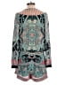 BCBGMAXAZRIA Paisley Teal Romper Size S - photo 2