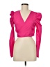 Shein Pink Long Sleeve Blouse Size M - photo 1