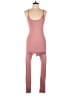 Capella Apparel Solid Pink Jumpsuit Size L - photo 1