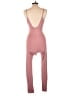 Capella Apparel Solid Pink Jumpsuit Size L - photo 2