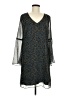 CAbi 100% Polyester Print Blue Casual Dress Size M - photo 1
