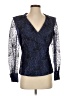 Alex Evenings 100% Polyester Blue Blazer Size S (estimated) - photo 1