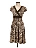 Evan Picone Paisley Brown Casual Dress Size 12 - photo 1