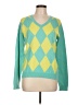 Lilly Pulitzer Argyle Green Pullover Sweater Size L - photo 1