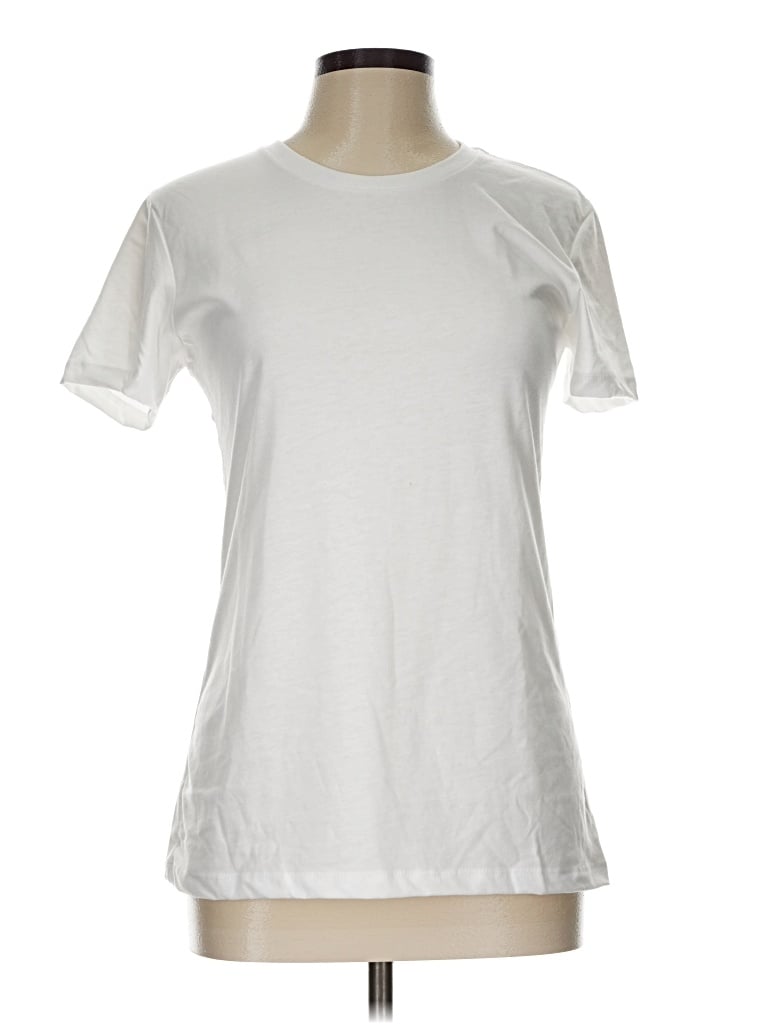 Pre-owned Next Level Apparel Short Sleeve T-shirt In Silver