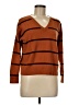 Ann Taylor LOFT Stripes Brown Pullover Sweater Size M - photo 1