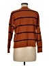 Ann Taylor LOFT Stripes Brown Pullover Sweater Size M - photo 2