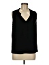 Ann Taylor 100% Polyester Black Sleeveless Blouse Size M - photo 1