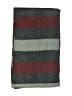 Tommy Hilfiger Gray Burgundy Scarf One size - photo 2
