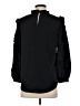 J.Crew 100% Polyester Black Long Sleeve Blouse Size XS - photo 2