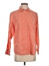 L.L.Bean 100% Linen Orange Long Sleeve Blouse Size S - photo 1