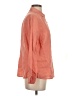 L.L.Bean 100% Linen Orange Long Sleeve Blouse Size S - photo 4