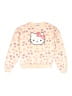 Hello Kitty Print Pink Sweatshirt Size 8 - 10 - photo 1