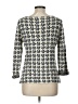 Field Flower 100% Cotton Houndstooth Blue Pullover Sweater Size L - photo 2