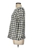 Field Flower 100% Cotton Houndstooth Blue Pullover Sweater Size L - photo 5