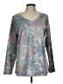 Christopher & Banks Silver Long Sleeve Top Size L - photo 1