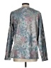 Christopher & Banks Silver Long Sleeve Top Size L - photo 2