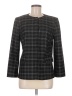 Ann Taylor Plaid Black Gray Blazer Size 8 (tall) - photo 1
