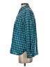 J.Crew 100% Cotton Checkered-gingham Teal Long Sleeve Button-Down Shirt Size 4 - photo 5