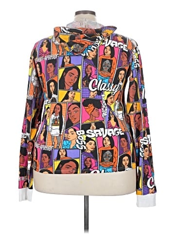 ON FIRE Zip Up Hoodie (view 2)
