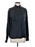 FRAME Solid Black Long Sleeve Blouse Size S - photo 1