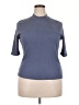 Old Navy Blue Short Sleeve Turtleneck Size XXL - photo 1
