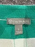 T by Talbots Stripes Green Short Sleeve Blouse Size S - photo 7