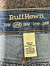 Ruff Hewn Solid Blue Jeans Size 18 - photo 4