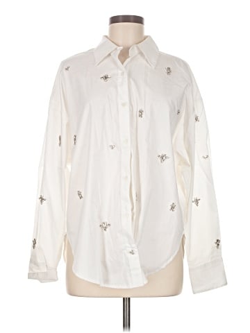 Express Long Sleeve Button-Down Shirt (view 1)
