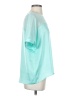Vince Camuto Teal Short Sleeve Blouse Size S - photo 4