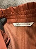 Zara Metallic Burgundy Shorts Size 4 - photo 3