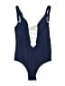 VALIMARE Chevron-herringbone Blue One Piece Swimsuit Size S - photo 1