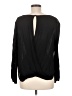 Ella Moss 100% Rayon Black Long Sleeve Blouse Size M - photo 2