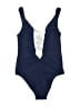 VALIMARE Chevron-herringbone Blue One Piece Swimsuit Size S - photo 2