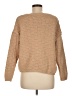 Francesca's Solid Tan Pullover Sweater Size M - photo 2