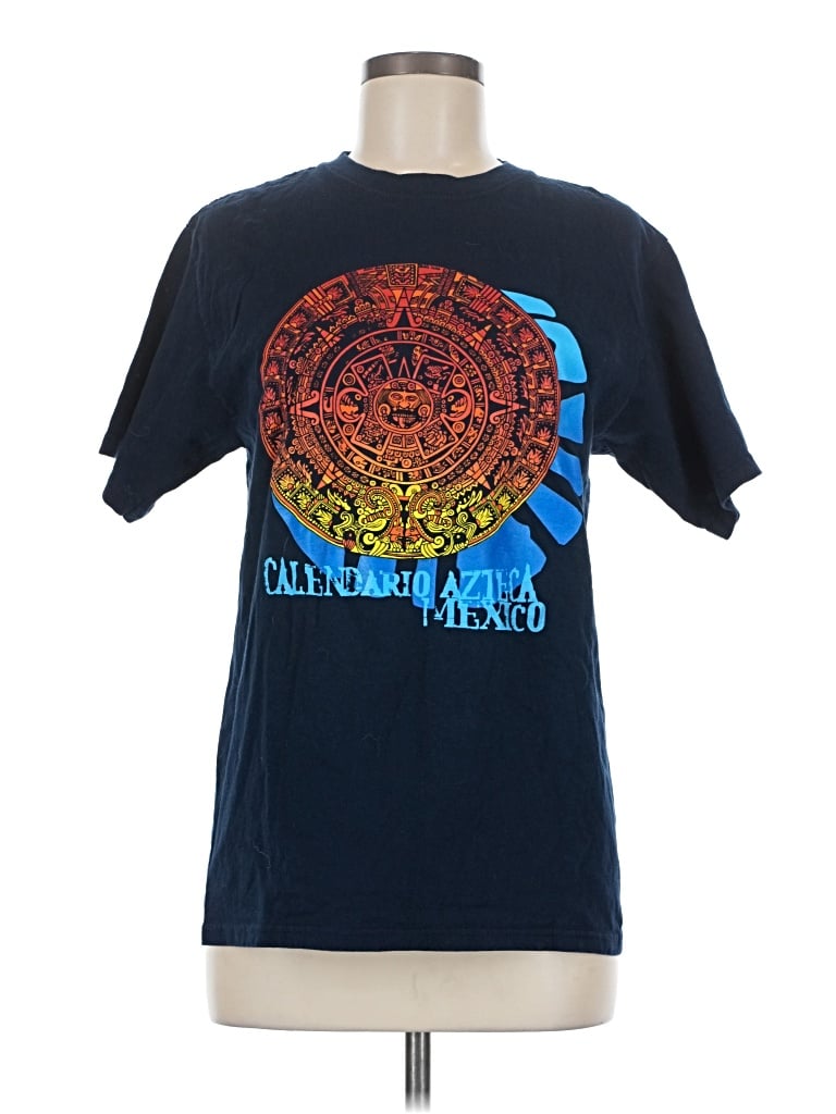 Pre-owned Assorted Brands Short Sleeve T-shirt In Blue