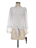 XOXO 100% Polyester White Long Sleeve Blouse Size S - photo 1
