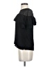 J.Crew Black Short Sleeve Silk Top Size 2 - photo 5