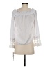 XOXO 100% Polyester White Long Sleeve Blouse Size S - photo 2