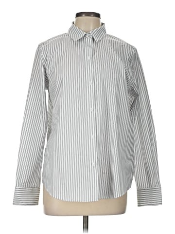 Liz Claiborne Long Sleeve Button-Down Shirt (view 1)