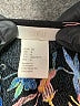 H&M Floral Black Short Sleeve Blouse Size 6 - photo 7
