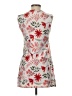 Assorted Brands Print Red Casual Dress Size S - photo 2