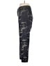 Babette 100% Polyester Print Gray Active Pants Size L - photo 5