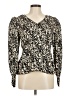 Gibson Latimer 100% Polyester Black Long Sleeve Blouse Size M - photo 1