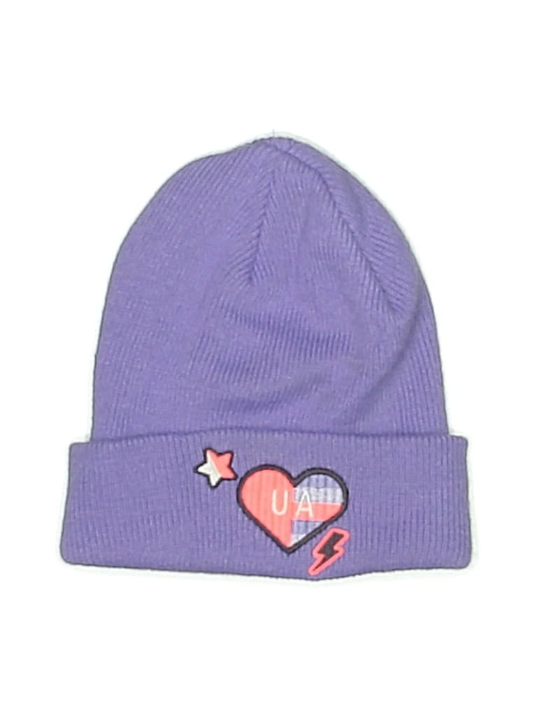 Pre-owned Under Armour Kids' Beanie Hat In Purple