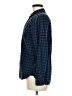Madewell 100% Cotton Checkered-gingham Blue Long Sleeve Button-Down Shirt Size M - photo 5