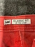 Lee Color Block Red Jeans Size 12 - photo 4