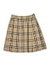 Burberry Plaid Tan Skirt Size 8 - photo 1