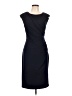 Connected Apparel 100% Polyester Solid Black Cocktail Dress Size 10 - photo 1